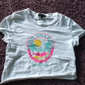 Pacsun graphic cropped tee